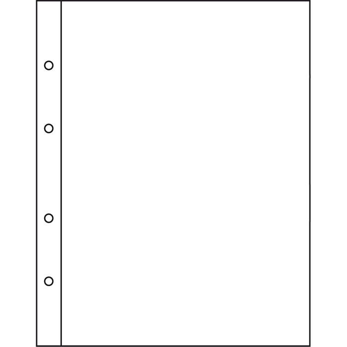 Лист в альбом Numis для 1 боны (C), прозрачный. Leuchtturm. 304653