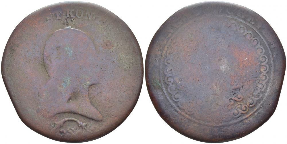 АВСТРИЯ 3 КРЕЙЦЕРА 1812 S, ФРАНЦ II (1792-1835) KM 2116 медь 114-846
