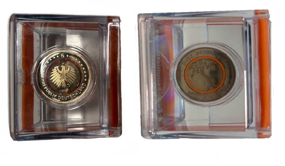 ФРГ 5 евро 2018 J, субтропическая зона земли, в оригинальной упаковке KM 370 биметалл  PROOF  1-3-1-09