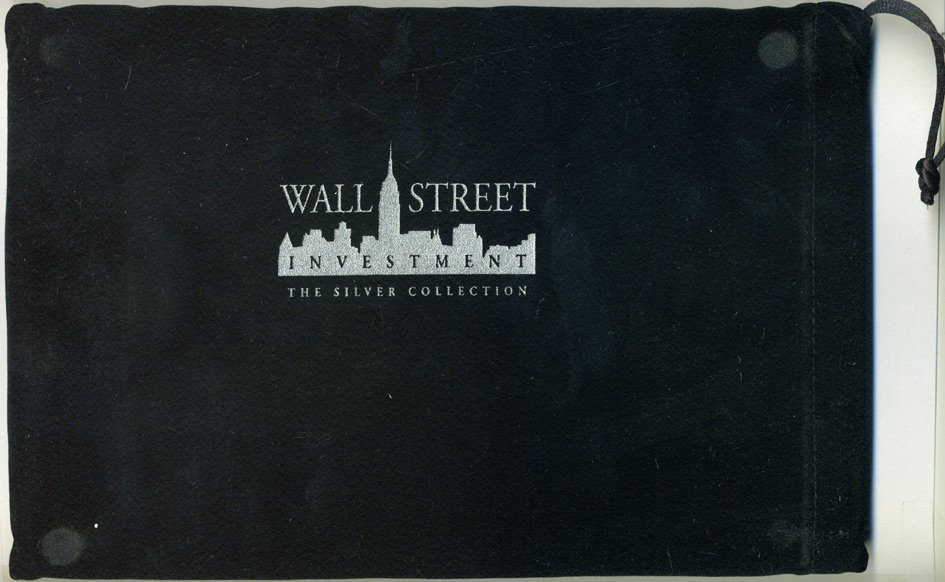 США набор из 7 монет 2009 №3568, WALL STREET INVESTMENT, в деревянной коробке, сертификат  серебро  UNC,  PROOF 5-4-5-09
