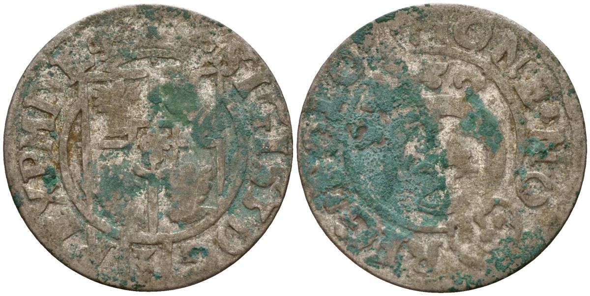 Польша 3 полкера (3 полторака - 1 крейцер) ND (1620-1627) Сигизмунд III Ваза (1587-1632) KM 41 серебро 4158-1162