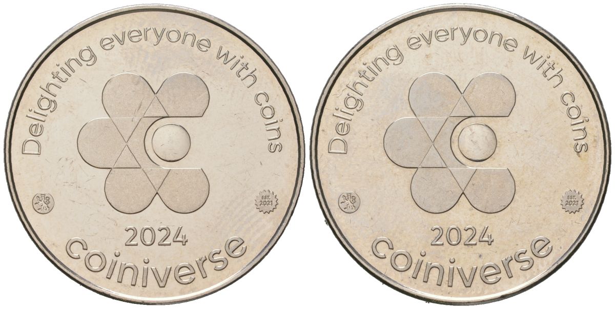 Финляндия жетон компании "Coiniverse" 2024 медно-никель PROOF 3334-712