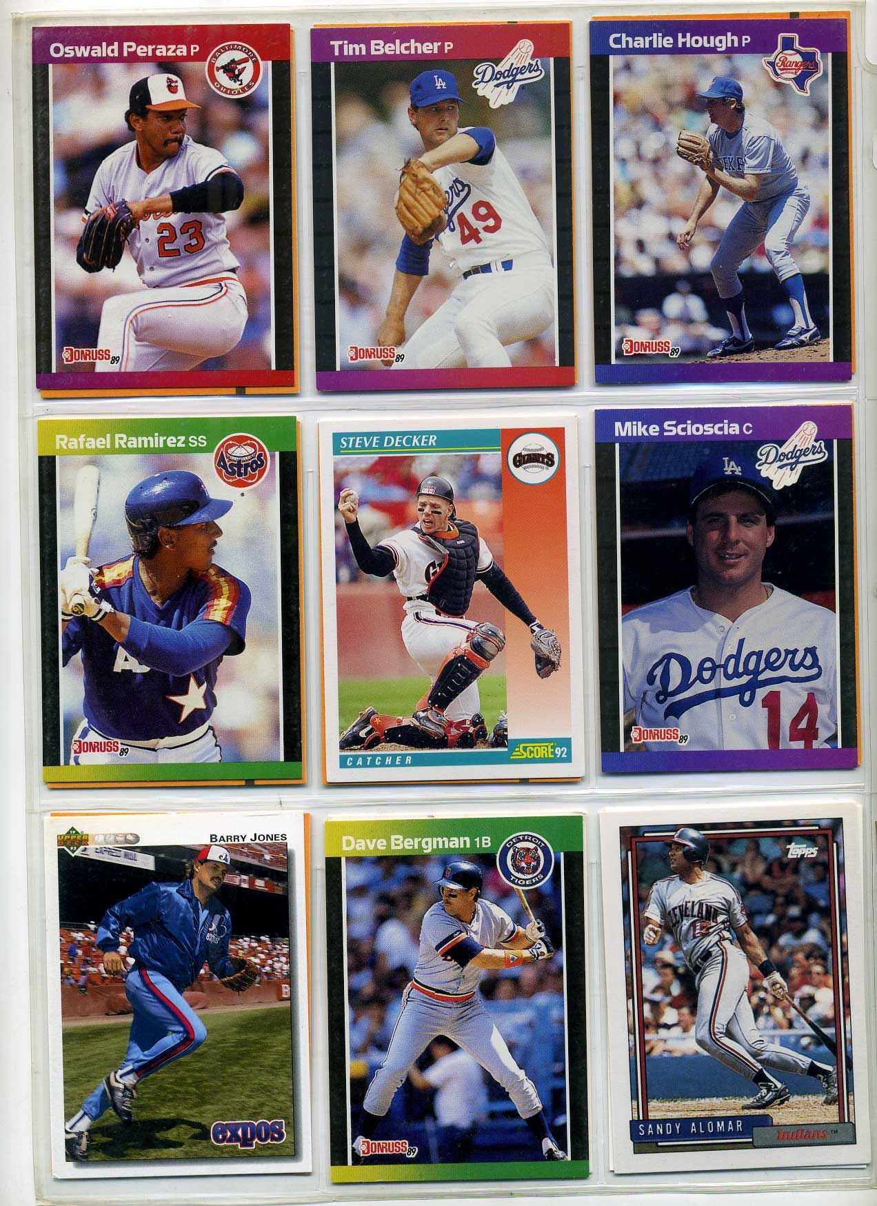 США КАРТОЧКИ БЕЙСБОЛЬНЫЕ 9 штук разных 7501-44