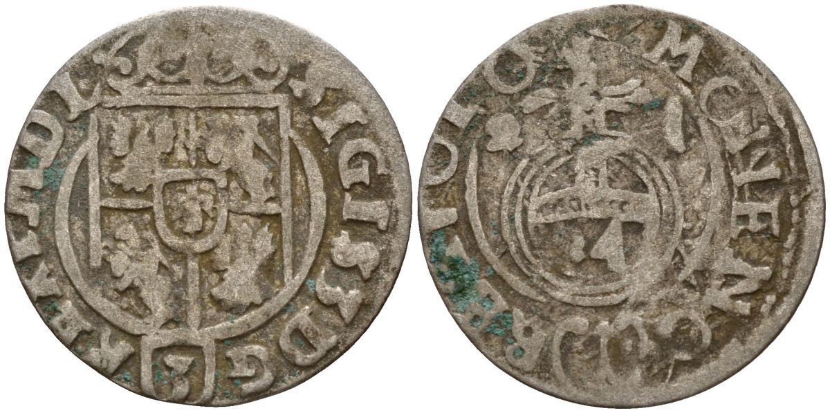 Польша 3 полкера (3 полторака - 1 крейцер) 1621 Сигизмунд III Ваза (1587-1632) Gorecki B.21 серебро 4158-1223