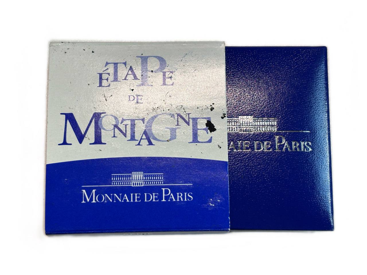 Франция 1 1/2 евро 2003 100 лет велогонкам Тур де Франс, два велосипедиста, в оригинальной коробке, сертификат KM 1323 серебро  PROOF  1-6-4-61