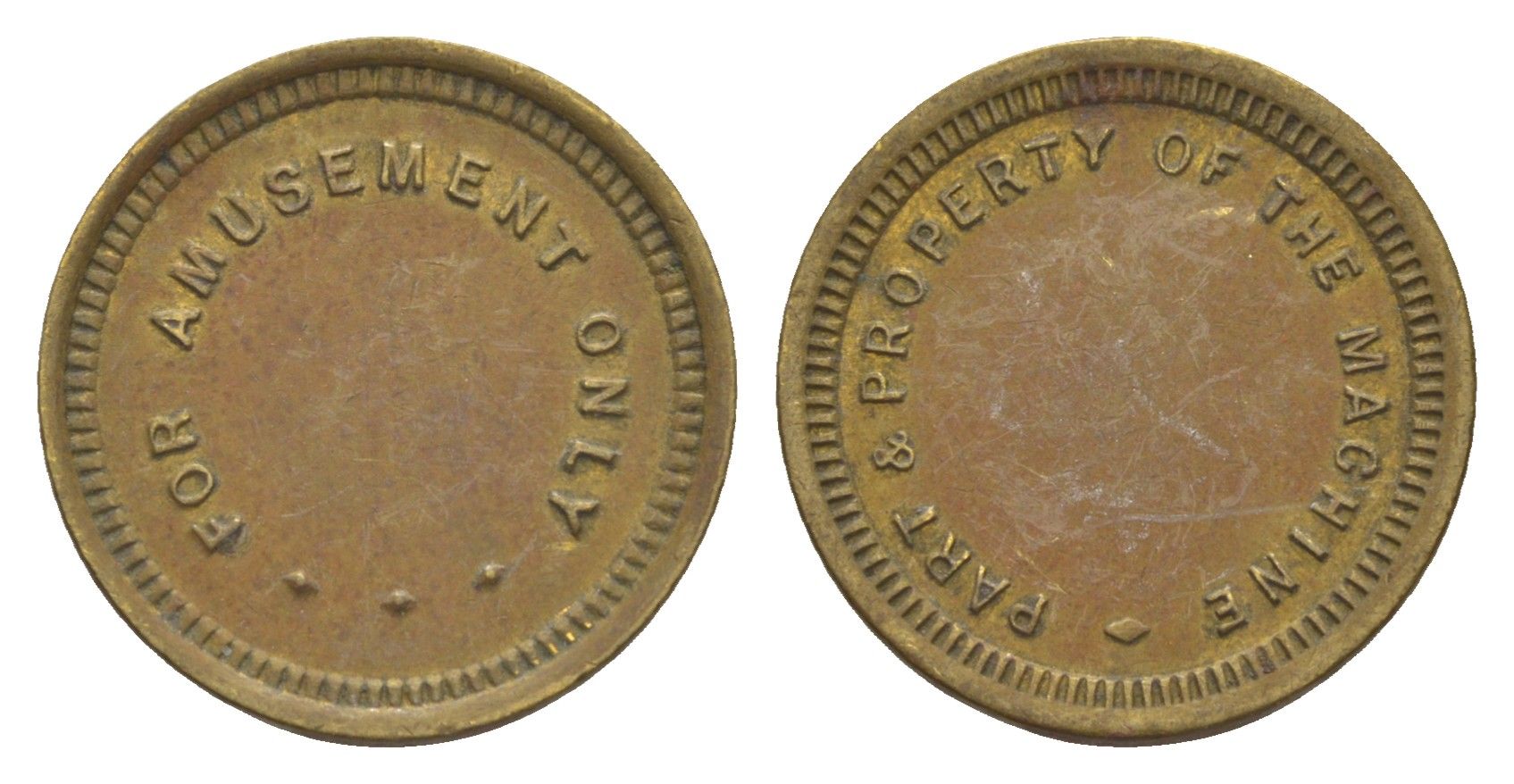 Нидерланды игровой жетон ND deze penning, ALLEN VOOR AMUSEMENT, диаметр 22 мм алюминиевая бронза 4636-1019