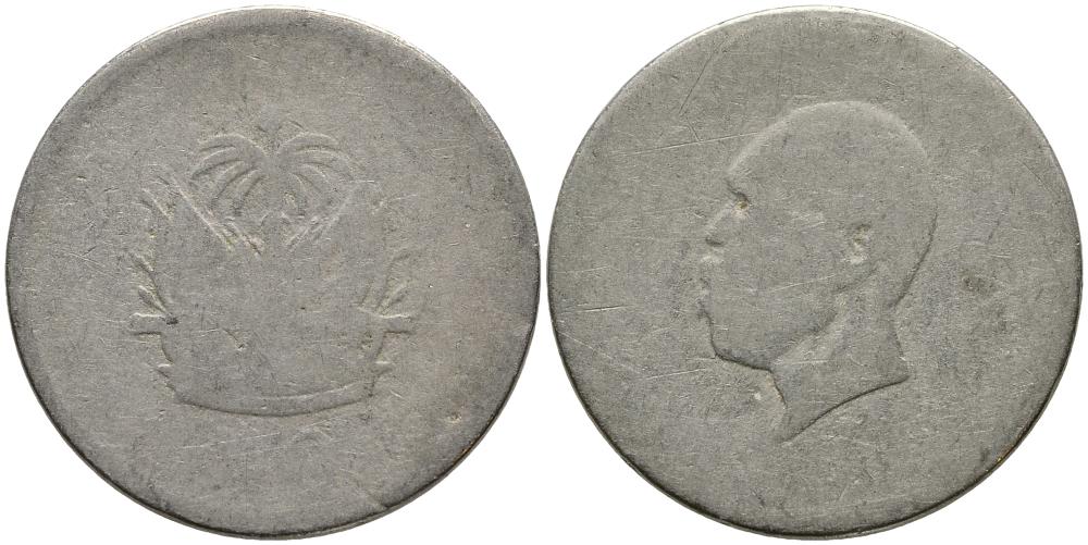 Гаити 10 сантимов 1953 Президент Поль Эжен Маглуар KM 60 медь никель цинк 3336-353