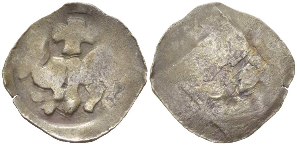 КАРИНТИЯ, СВЯЩЕННАЯ РИМСКАЯ ИМПЕРИЯ, АВСТРИЯ 1 ПФЕННИГ 1202-1256 БЕРНАРД (1202-1256) ФОН СПЕНХЭЙМ серебро 51-2656