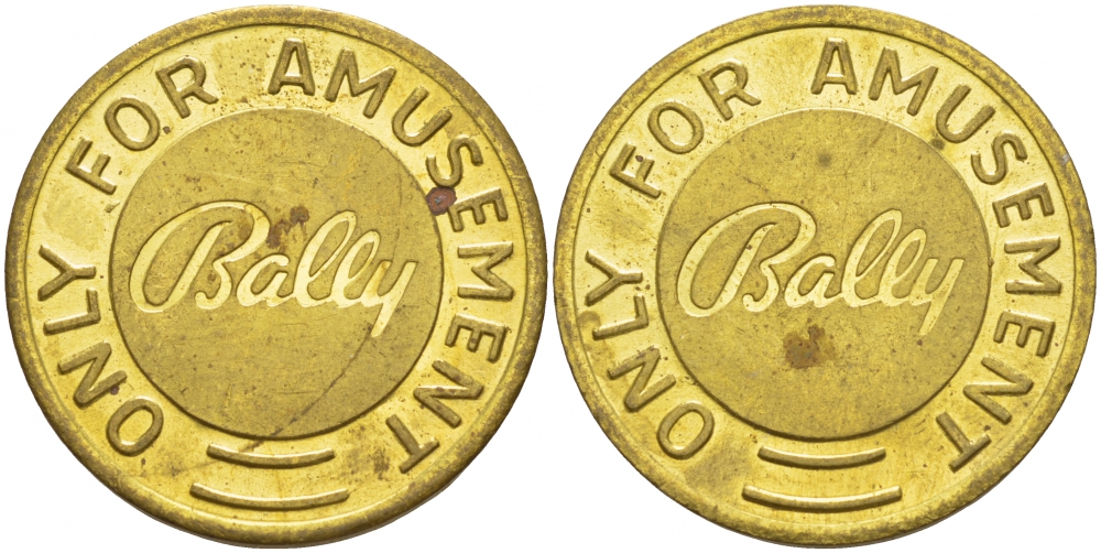 ШВЕЦИЯ ЖЕТОН ИГРОВОЙ BALLY, ГОРОД СТОКГОЛЬМ бронза 4544-825