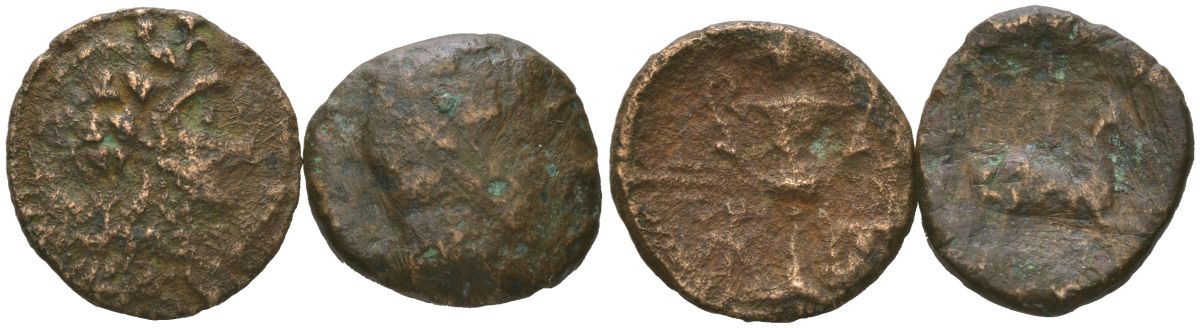 Древняя Греция лот из 2 монет 4615-511-512