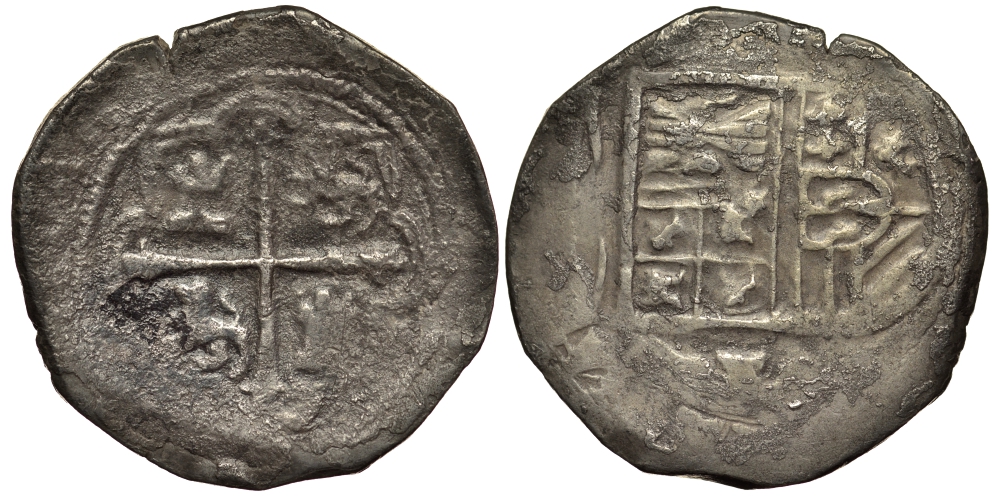 Мексика 4 реала 1598-1621 Филипп III Испанский KM 37.2 серебро 00-00-00