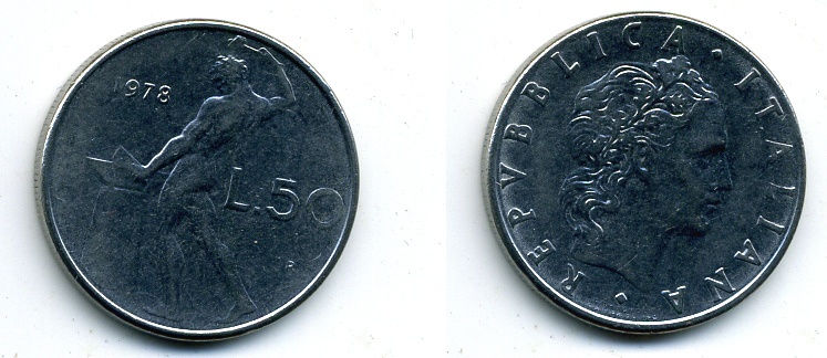 ИТАЛИЯ 50 ЛИР 1978 57-132