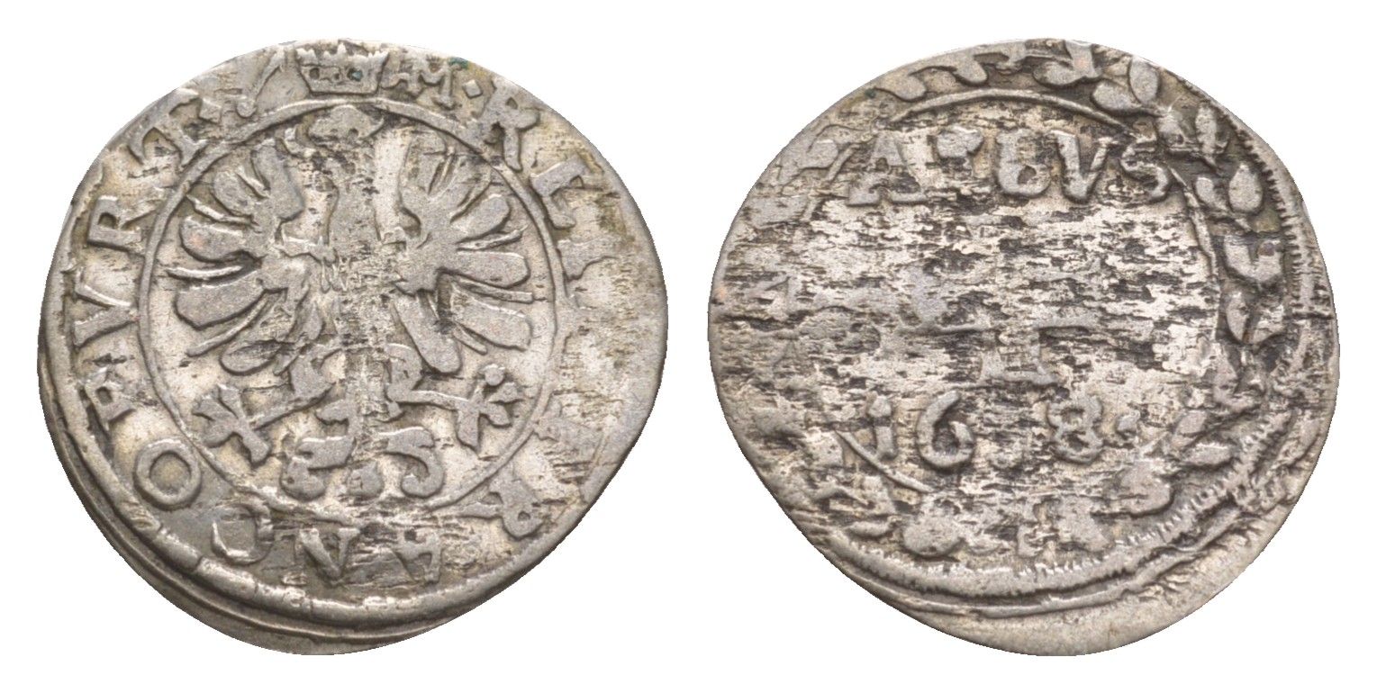 Франкфурт 1 альбус 1680 KM 108.2 серебро 1515-1014