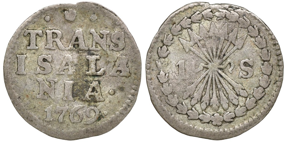 Нидерланды 1 стювер 1769 KM 87 серебро 4044-1433