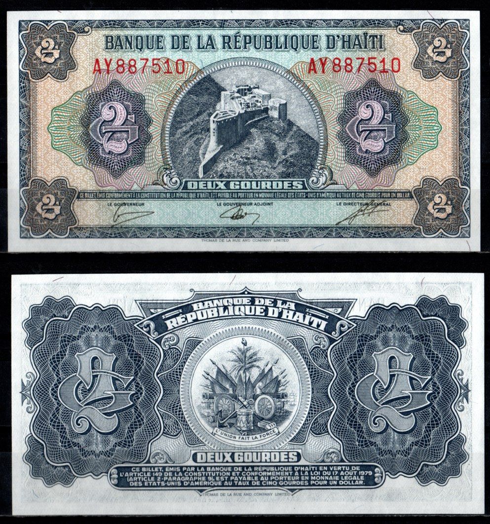 Гаити 2 гурда 1979 Pick 245 A бумага UNC (пресс) 7191-6-3-2