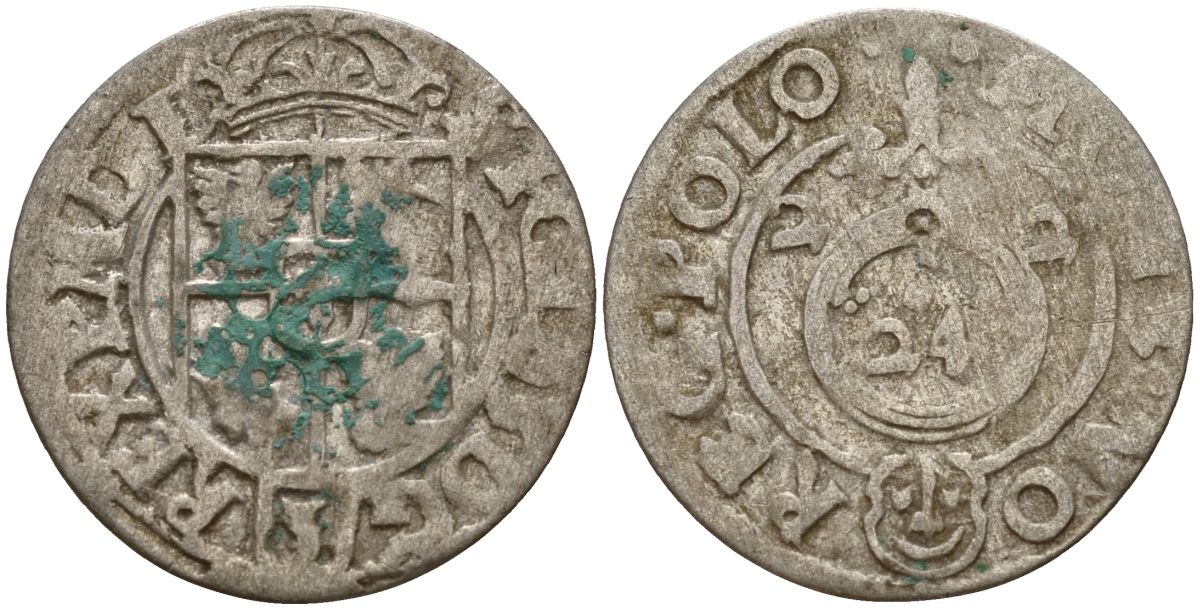 Польша 3 полкера (3 полторака - 1 крейцер) 1622 Сигизмунд III Ваза (1587-1632) Gorecki B.22, KM 41 серебро 4158-857