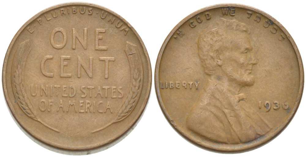 США 1 ЦЕНТ 1936 ЛИНКОЛЬН KM 132 бронза 218-768