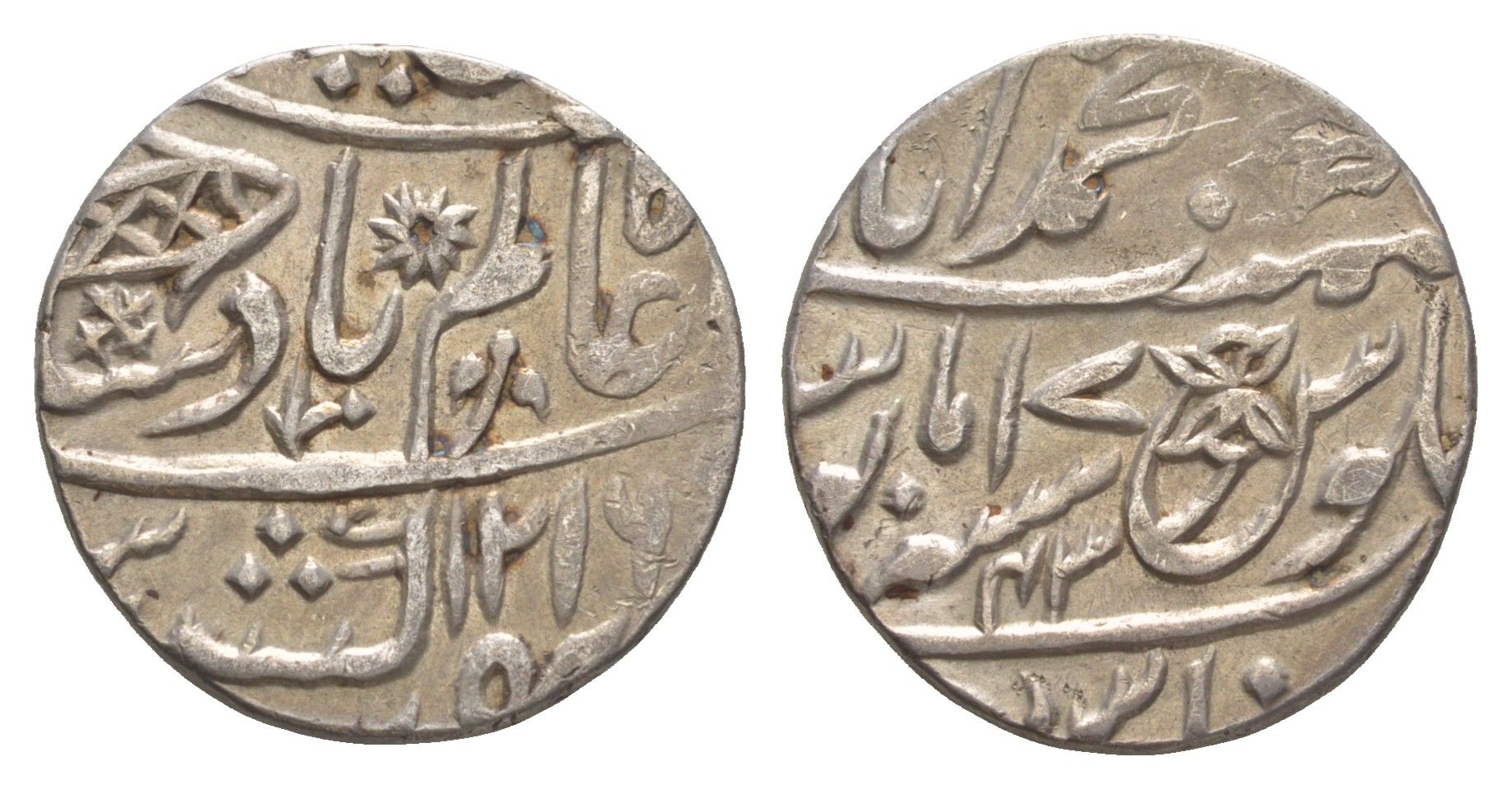 Британская Индия, Бенгальское президентство 1 рупия 1796 AH 1210 KM?40.1 серебро 1517-1131