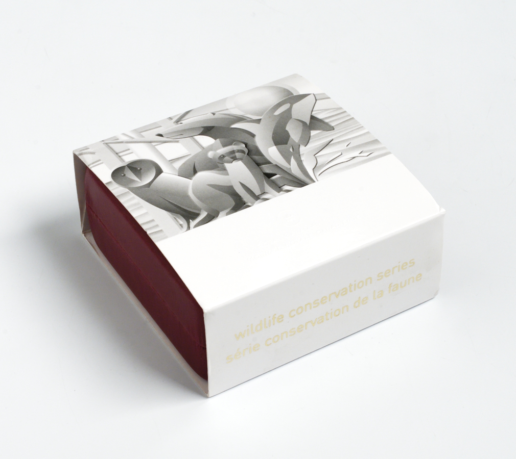 Канада 3 доллара 2011 мангуст, позолота KM NEW серебро PROOF 4-3-4-19