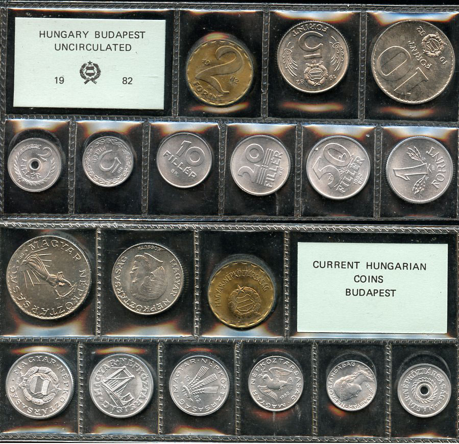 Венгрия официальный набор из 9 монет 1982  KM MS 12   UNC  3-6-1-27