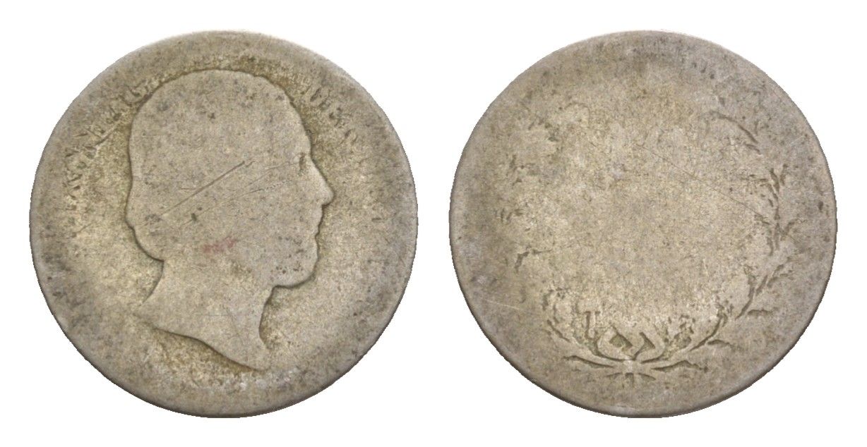 Нидерланды 10 центов 1849-1890 Виллем III (1849-1890) KM 80 серебро 4658-1118