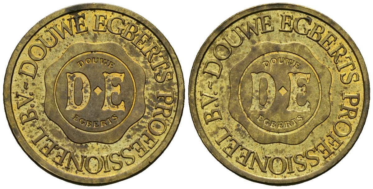 Нидерланды жетон ND жетон кофемашины - Douwe Egberts латунь 4167-413