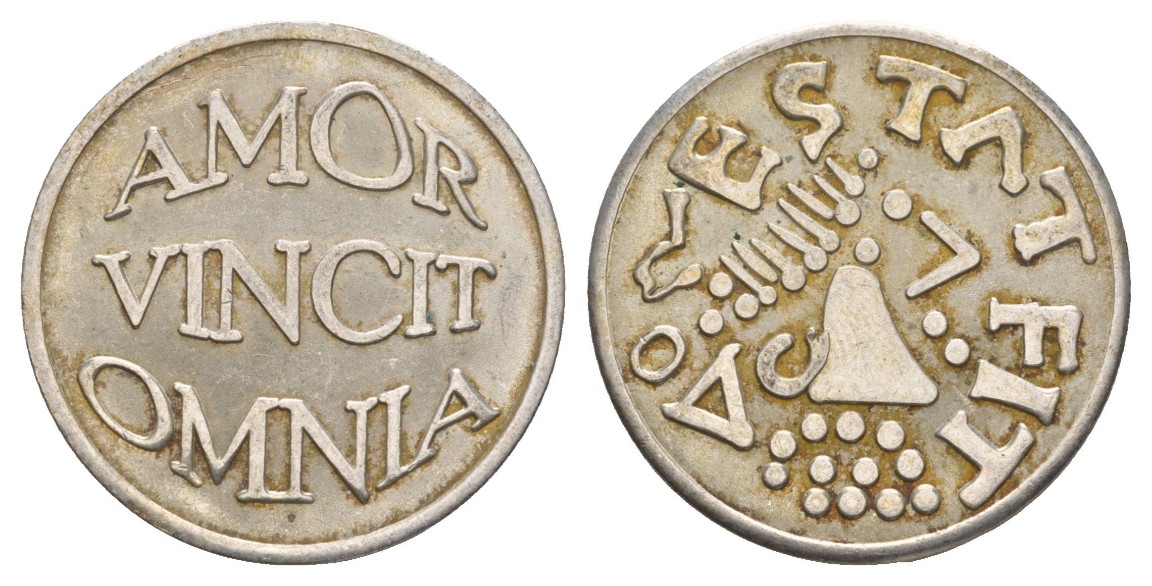 Германия медаль "Амур-Победитель" диаметр 29 мм, вес 9,3 гр медно-никель 4656-413