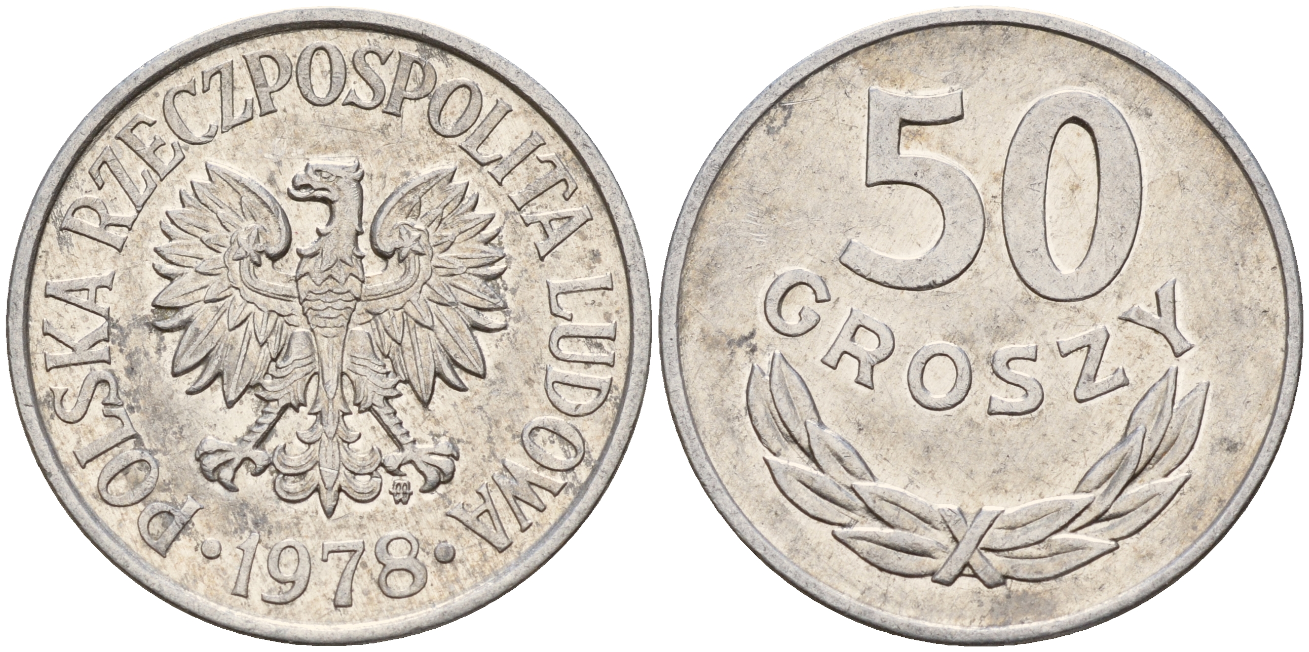 Польша 50 грошей 1978 Кремница KM 48.1 алюминий    4161-1021