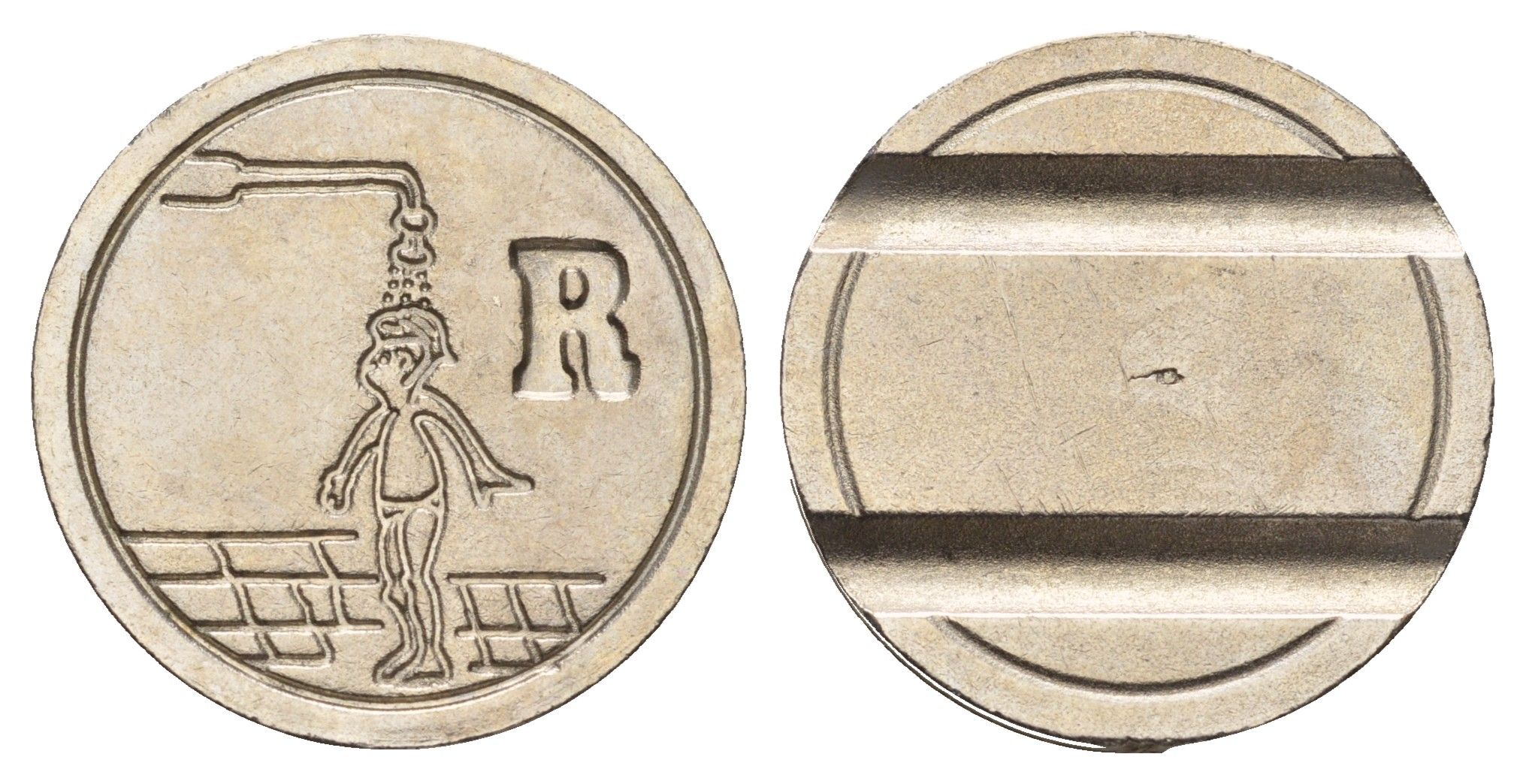 Италия жето для прохода в душевую диаметр 26 мм, вес 5,6 гр никель 4670-632