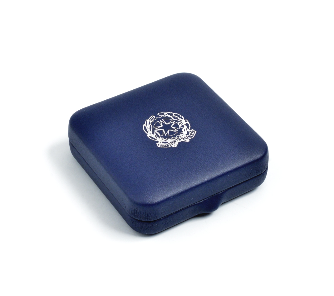 Италия 5 евро 2008 R, 200 лет Антонио Меуччи, в оригинальной коробке с сертификатом серебро PROOF 2-4-2-29