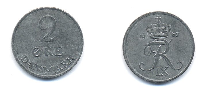 ДАНИЯ 2 ЭРЕ 1967 KM 840.2 цинк 23-1122
