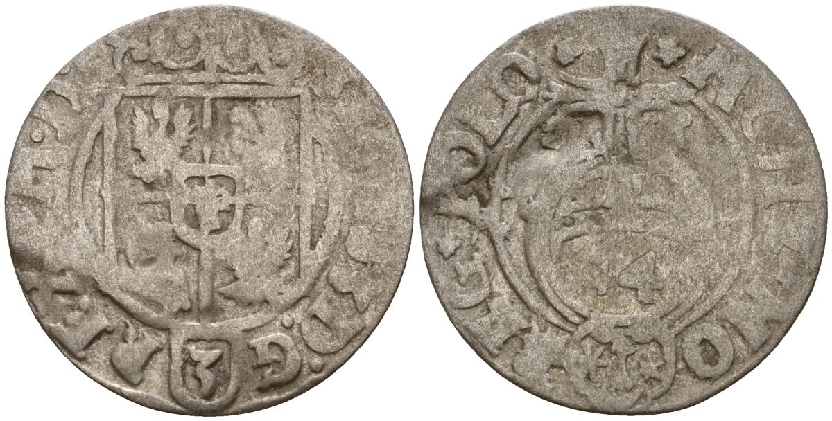 Польша 3 полкера (3 полторака - 1 крейцер) 1623 Сигизмунд III Ваза (1587-1632) Gorecki B.23 серебро 4160-112