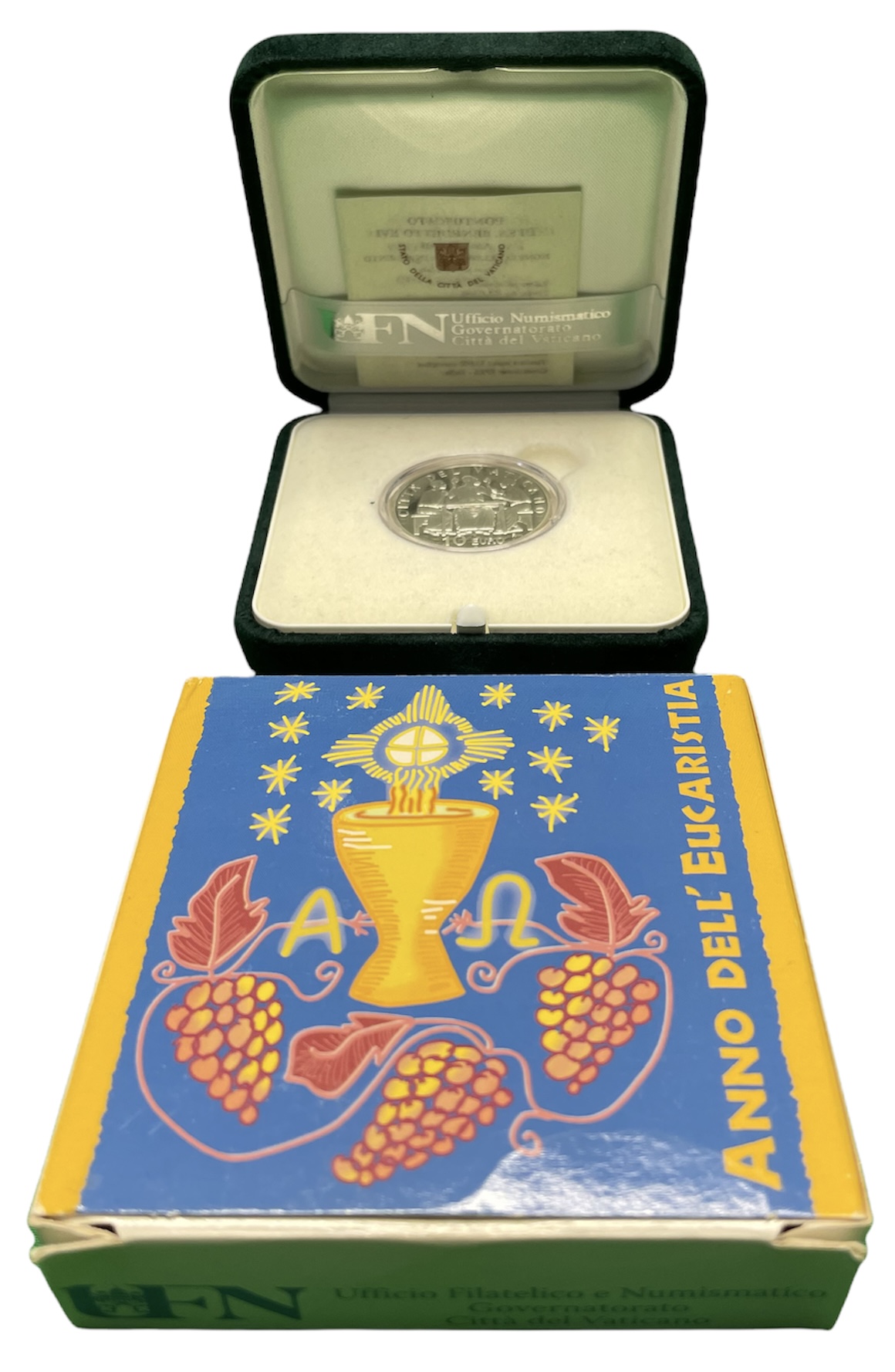 Ватикан 5 евро и 10 евро 2005 60 лет мира и свободы в Европе серебро PROOF 7-5-4-09