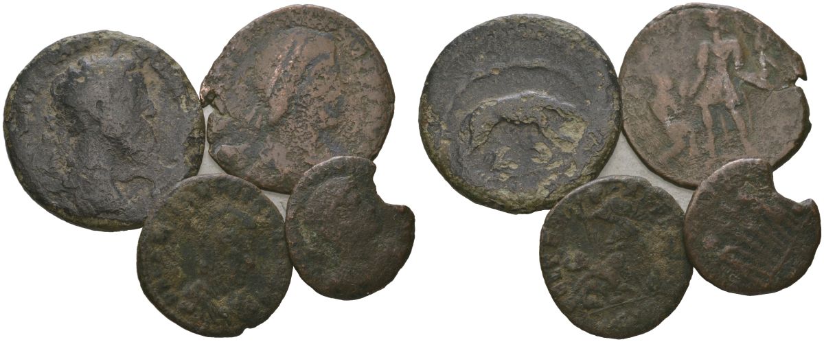 Римская Империя лот из 4 монет 4612-951-954