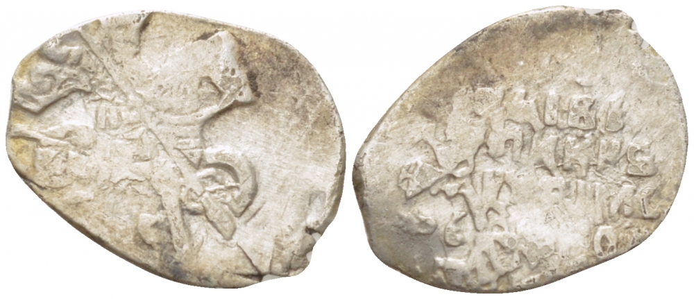 МИХАИЛ ФЕДОРОВИЧ 1 КОПЕЙКА XVII ВЕК серебро 261-666