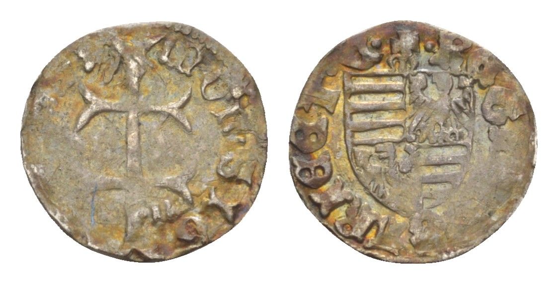 Венгрия 1 денар ND (1387-1389) Сигизмунд (1387-1437) EH 448 серебро 650-734