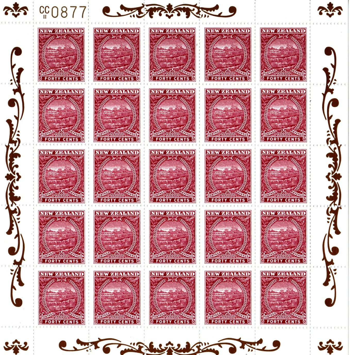 Новая Зеландия набор "коллекция столетия иллюстрированных изображений 1898" год выпуска 1998 альбом ограниченного тиража в футляре, содержащий пронумерованный сувенирный лист x25 каждого номинала