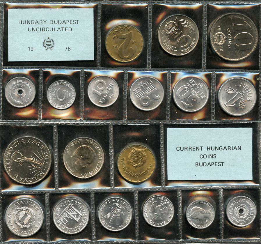 Венгрия официальный набор из 9 монет 1978  KM MS 8   UNC  3-6-5-31