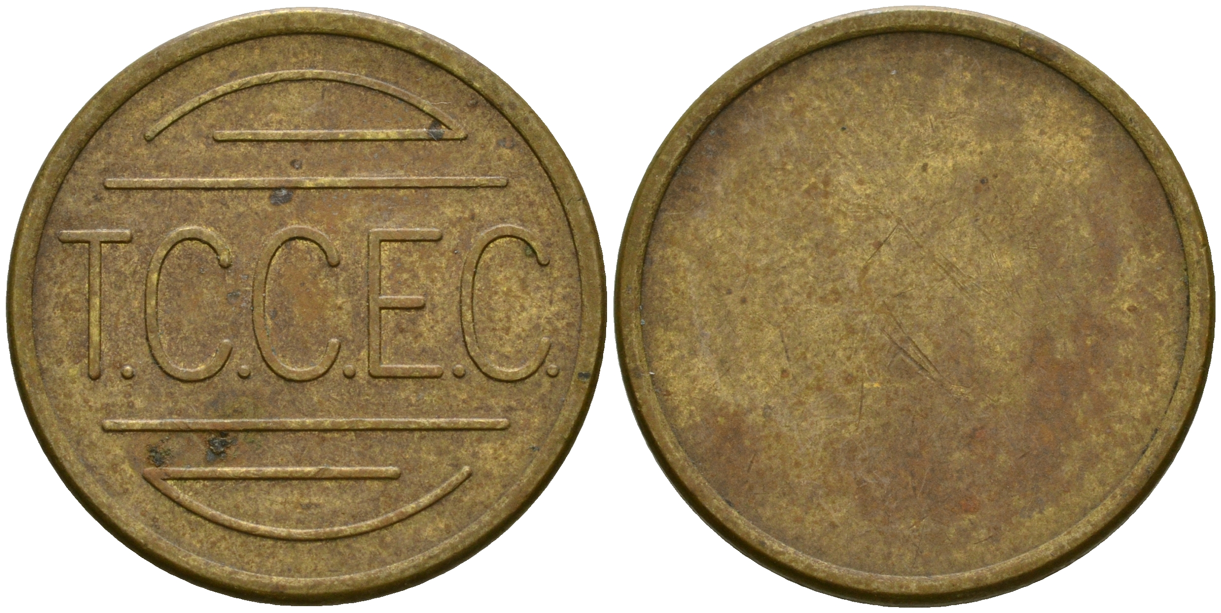 Европа жетон ND T.C.C.E.C латунь 25-1241