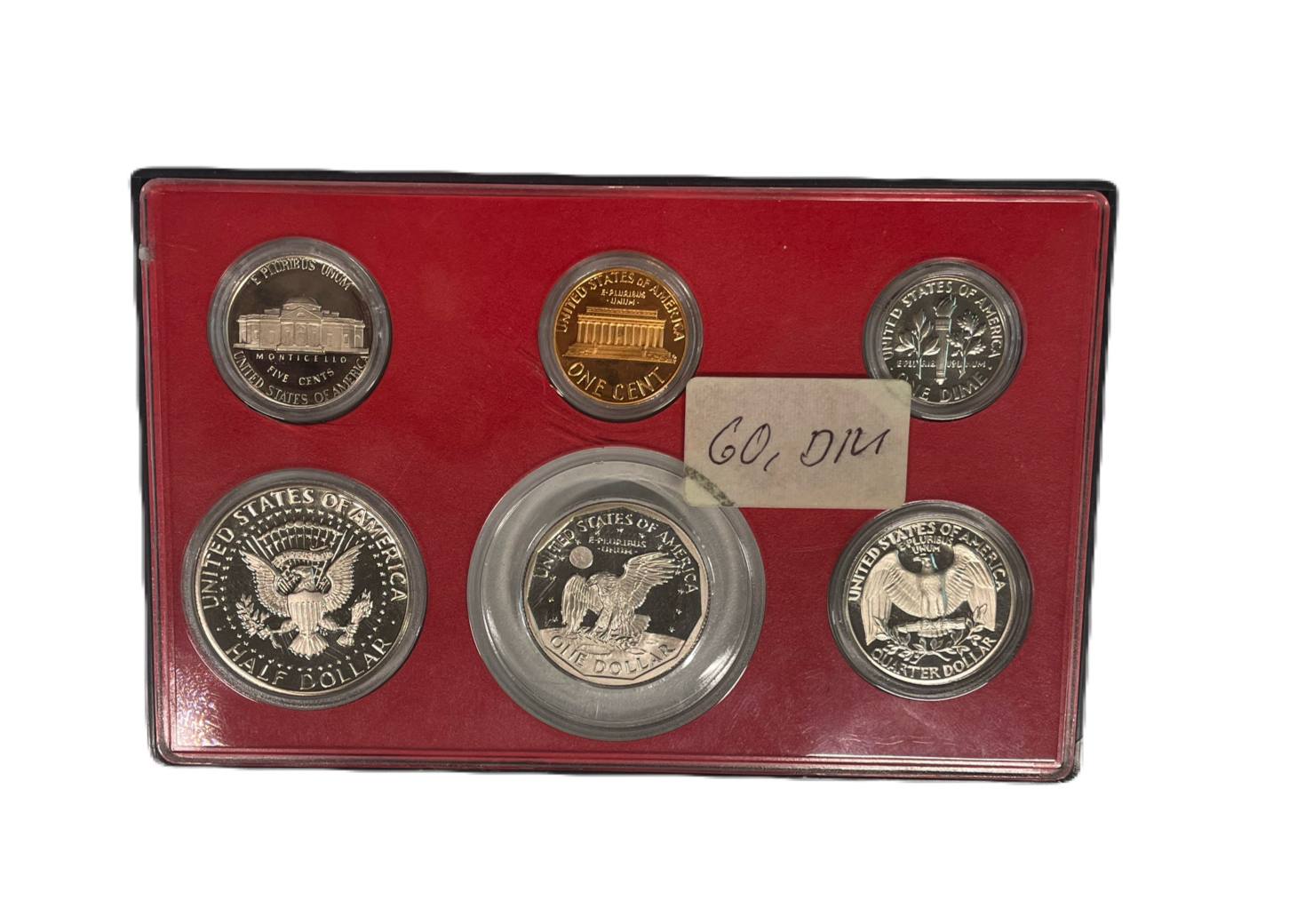 США набор из 4 монет (1 доллар) 2007 серия президенты США, в оригинальной упаковке KM 401, 402, 403 и 404 PROOF 5-4-1-09