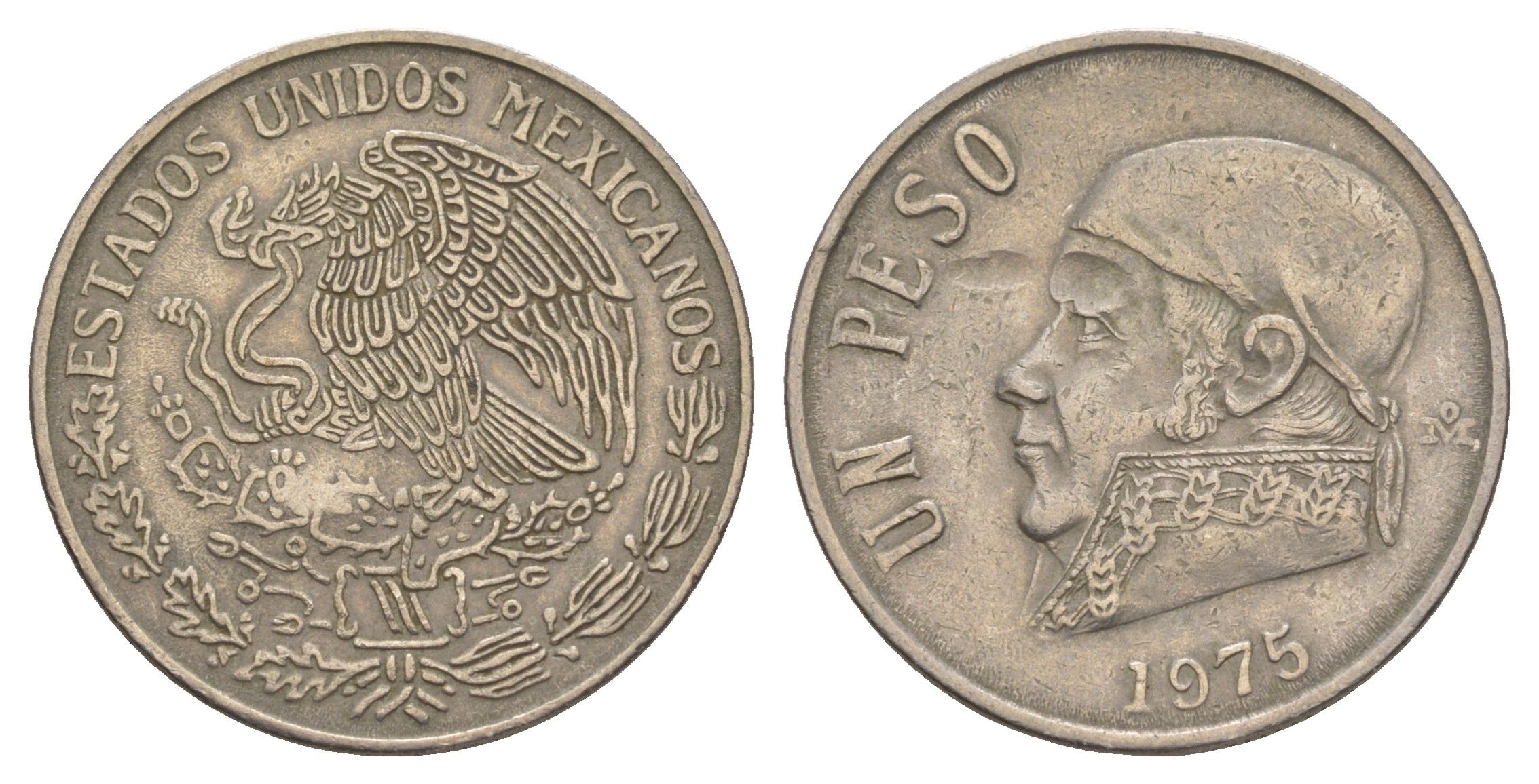 Мексика 1 песо 1975 Хосе Мария Морелос KM 460 медно-никель 4656-1221