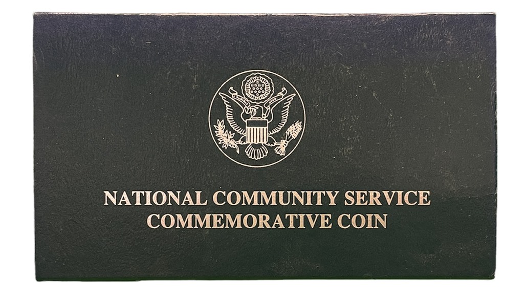 США 1 доллар 1996 S, Коммунальные службы США, в оригинальной коробке серебро PROOF 2-4-2-10