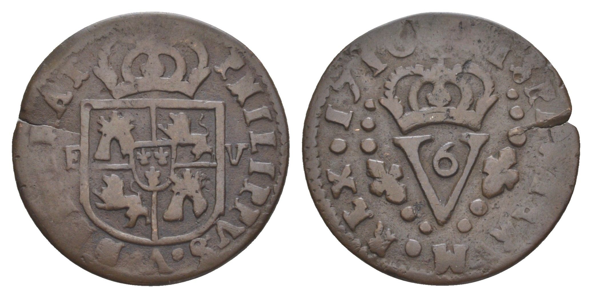 Валенсия 1 сейсено 1710 KM 248 медь 1522-923