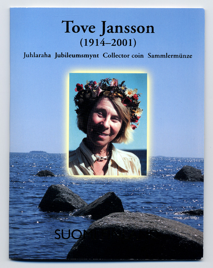 Финляндия 10 евро 2004 Туве Янссон, сказки, Муми-тролли, буклет KM 116 серебро UNC 1-6-1-13
