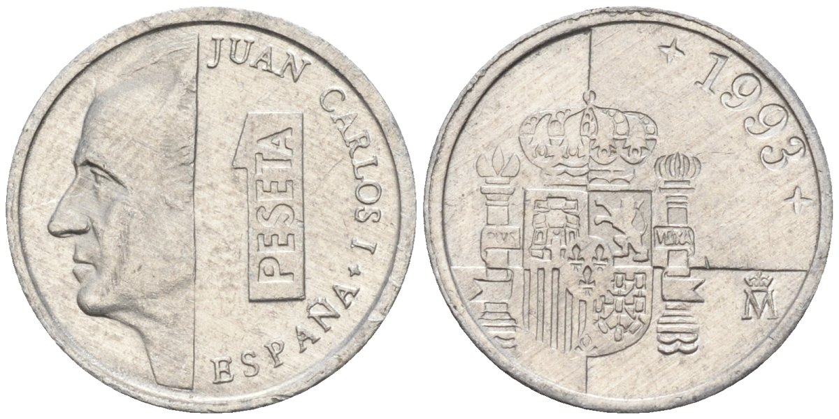 Испания 1 песета 1998 Хуан Карлос I (1975 - 2014) KM 832 алюминий 4154-521
