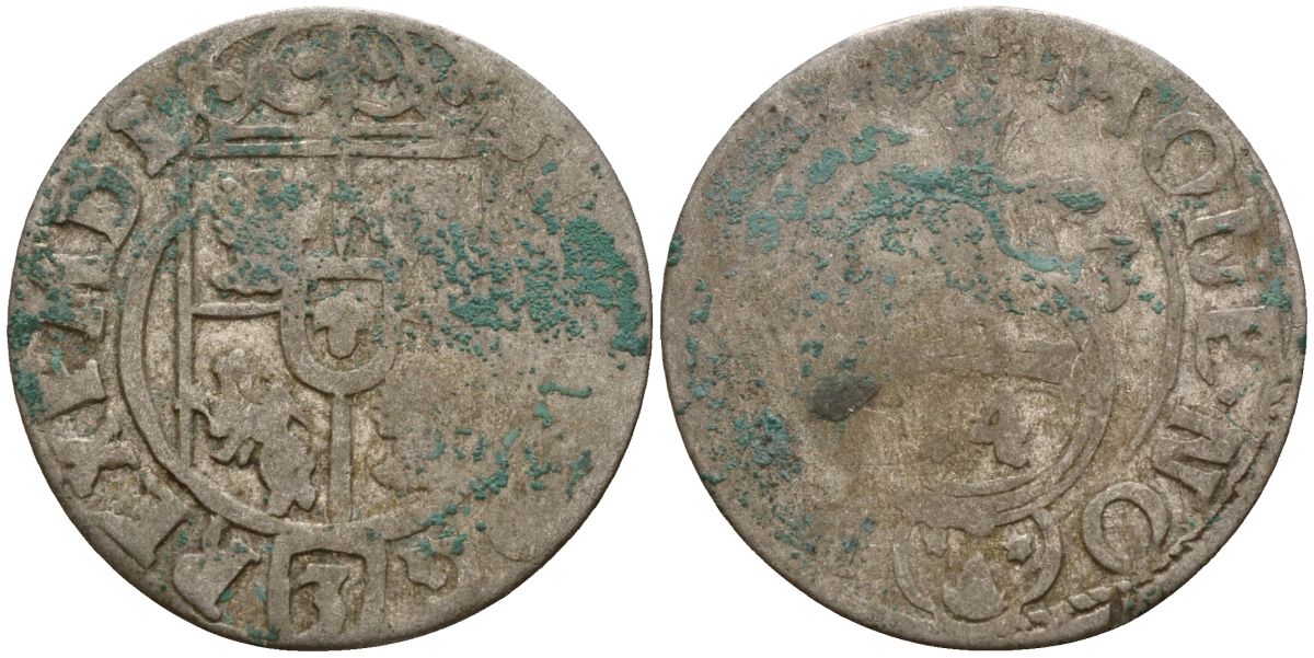 Польша 3 полкера (3 полторака - 1 крейцер) ND (1620-1627) Сигизмунд III Ваза (1587-1632) KM 41 серебро 4158-1111