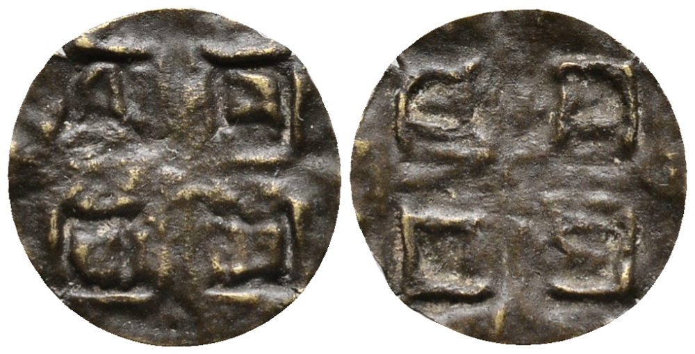 ЕВРОПА ЖЕТОН ND ИЗОБРАЖЕНИЕ СТИЛИЗОВАНОГО ЦВЕТКА, ДИАМЕТР 13,5 ММ. латунь 46-652