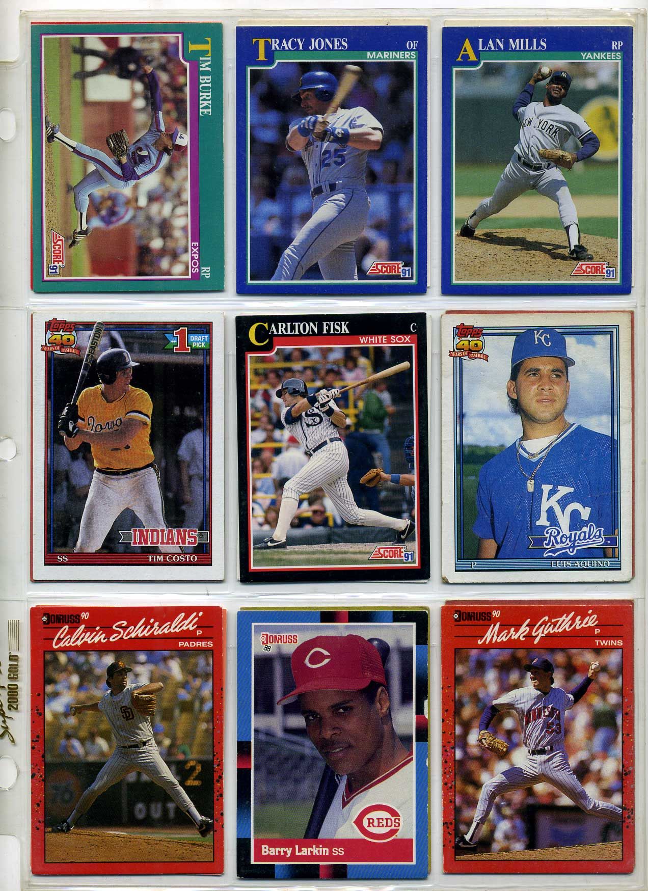 США КАРТОЧКИ БЕЙСБОЛЬНЫЕ 9 штук разных 7501-37