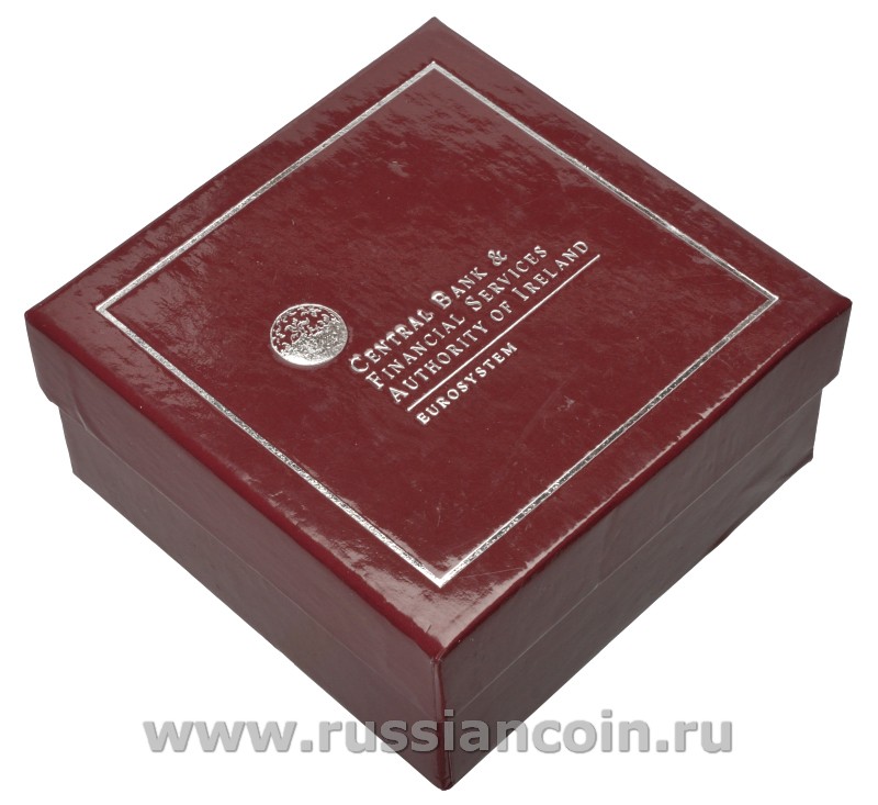 Ирландия 5 евро 2008 Эрнест Шеклтон и Томас Крин в Антарктике, в фирменной коробке с сертификатом KM NEW серебро PROOF 4-3-2-18