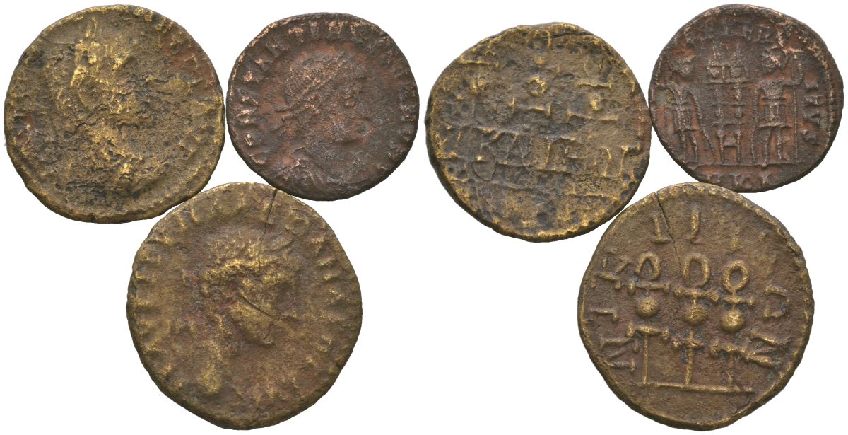 Римская Империя лот из 3 монет N6-25